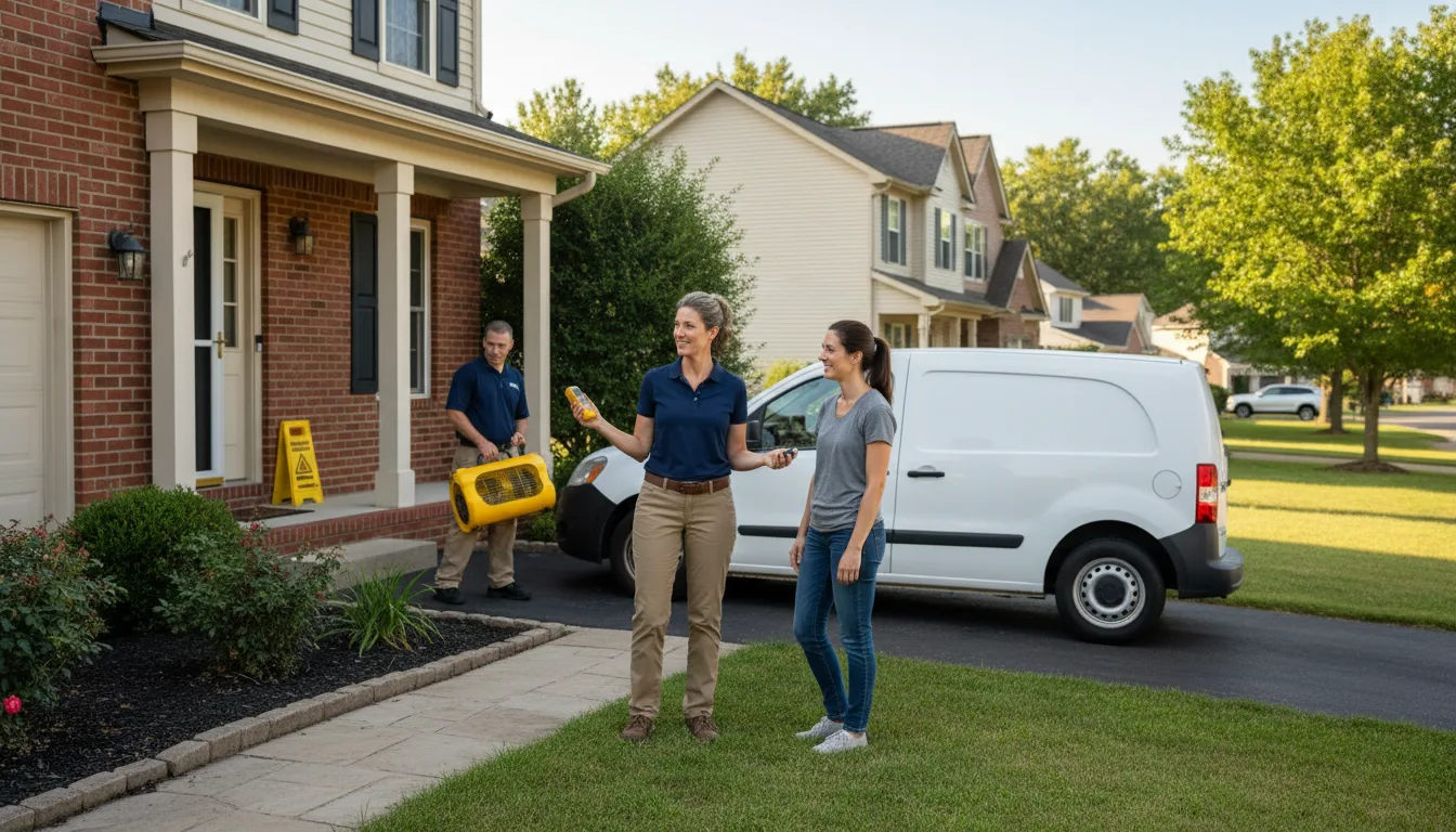 Water restoration image for Mold Remediation in Blackstone, MA